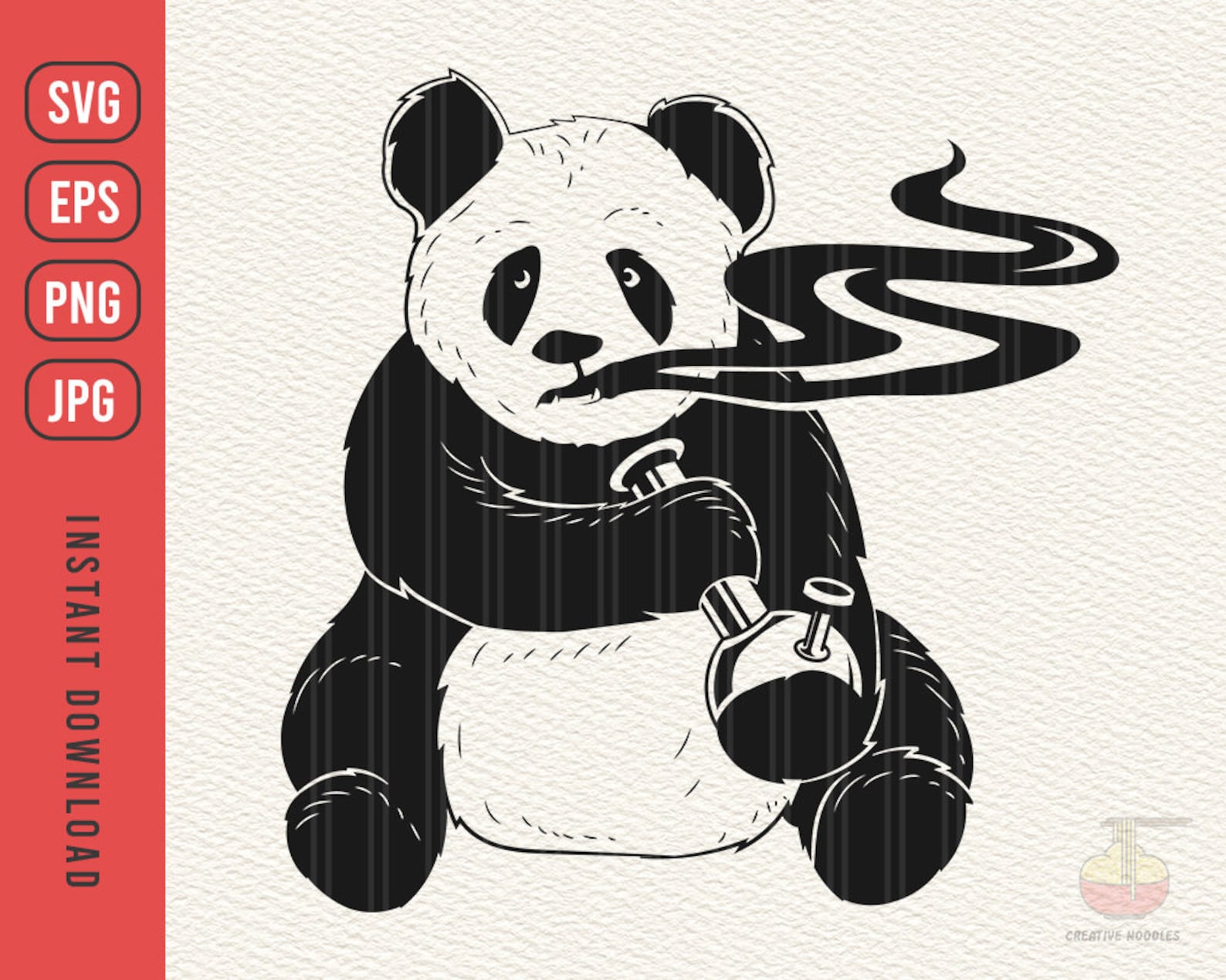 Panda Bong Svg Smoking Weed Svg Panda Svg Smoking Svg - Etsy UK