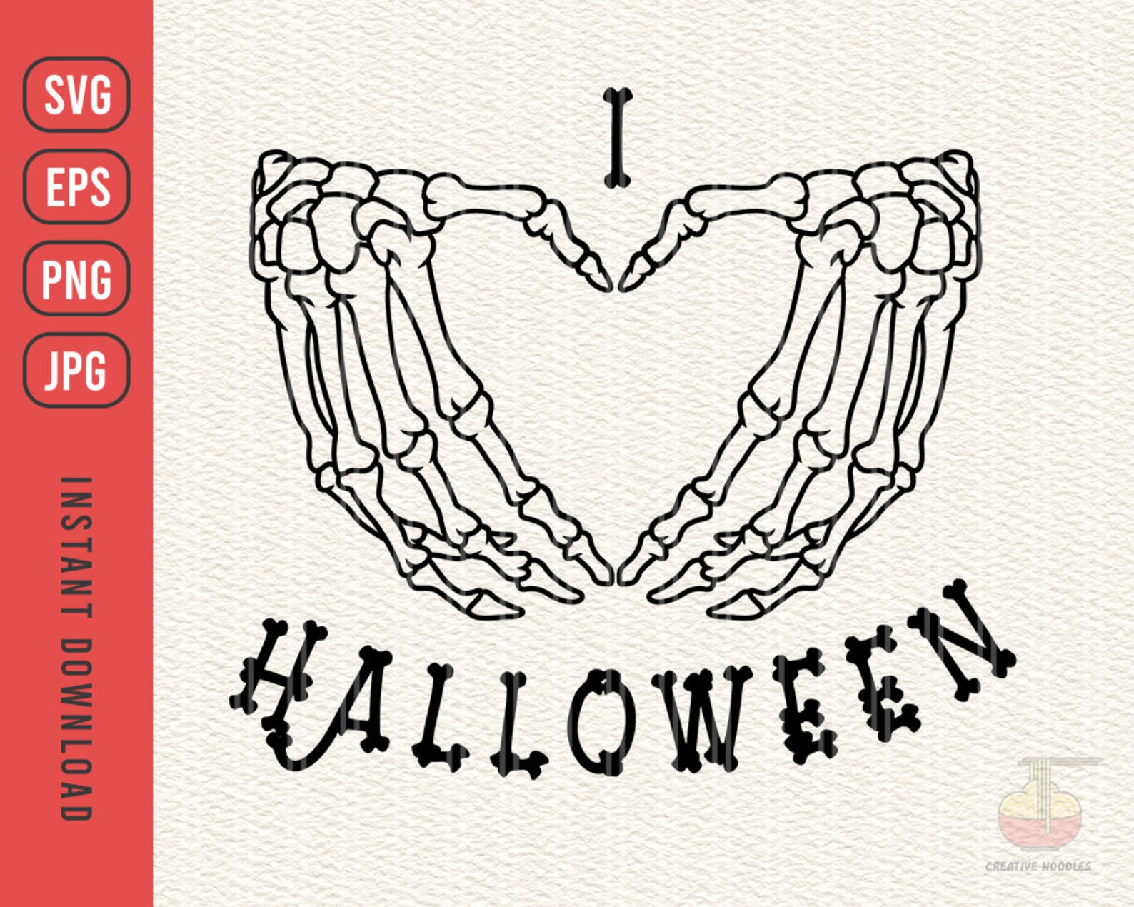 I Heart Halloween Svg I Love Halloween Svg Spooky I Heart Etsy