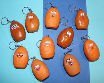 Vintage McDonald's McNugget Buddies Upcycled Keychains - Your Choice