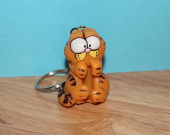 ヴィンテージ ガーフィールド キーチェーン、自分で選ぶ、レトロ