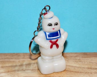 Llavero reciclado con sacapuntas StayPuft de los Cazafantasmas, Hombre de Malvavisco