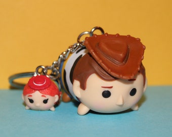 Toy Story Tsum Tsum Figures Upcycled Keychains - Your Choice