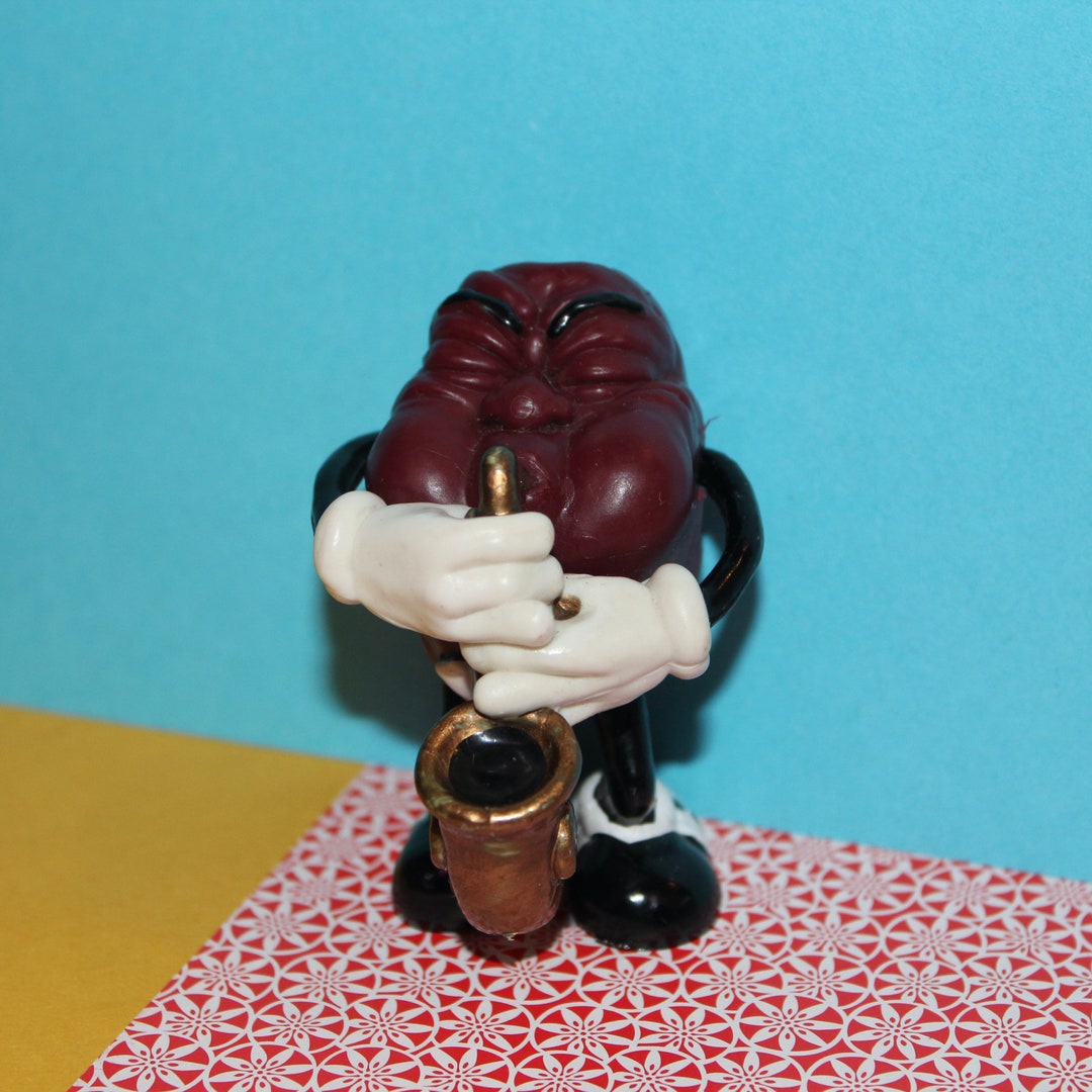 Vintage 1987 California Raisin Saxophone Playing / Player PVC Figure - Etsy