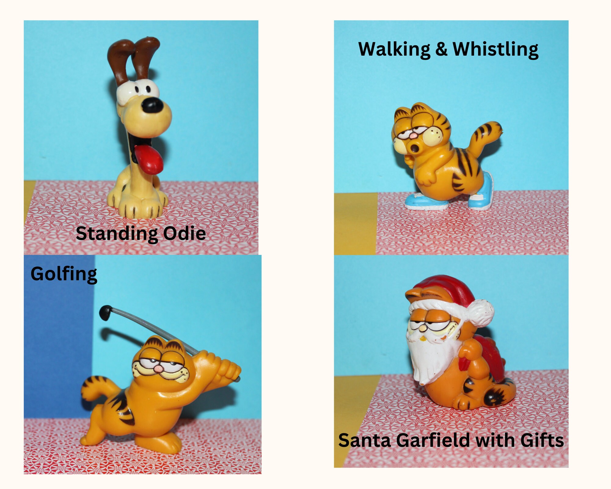 garfield pvc figures