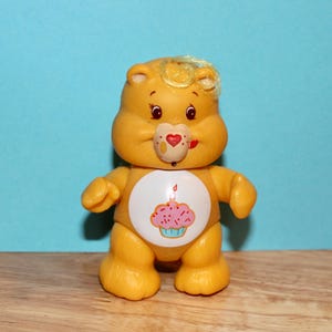 Vintage Care Bears Birthday Bear Figure