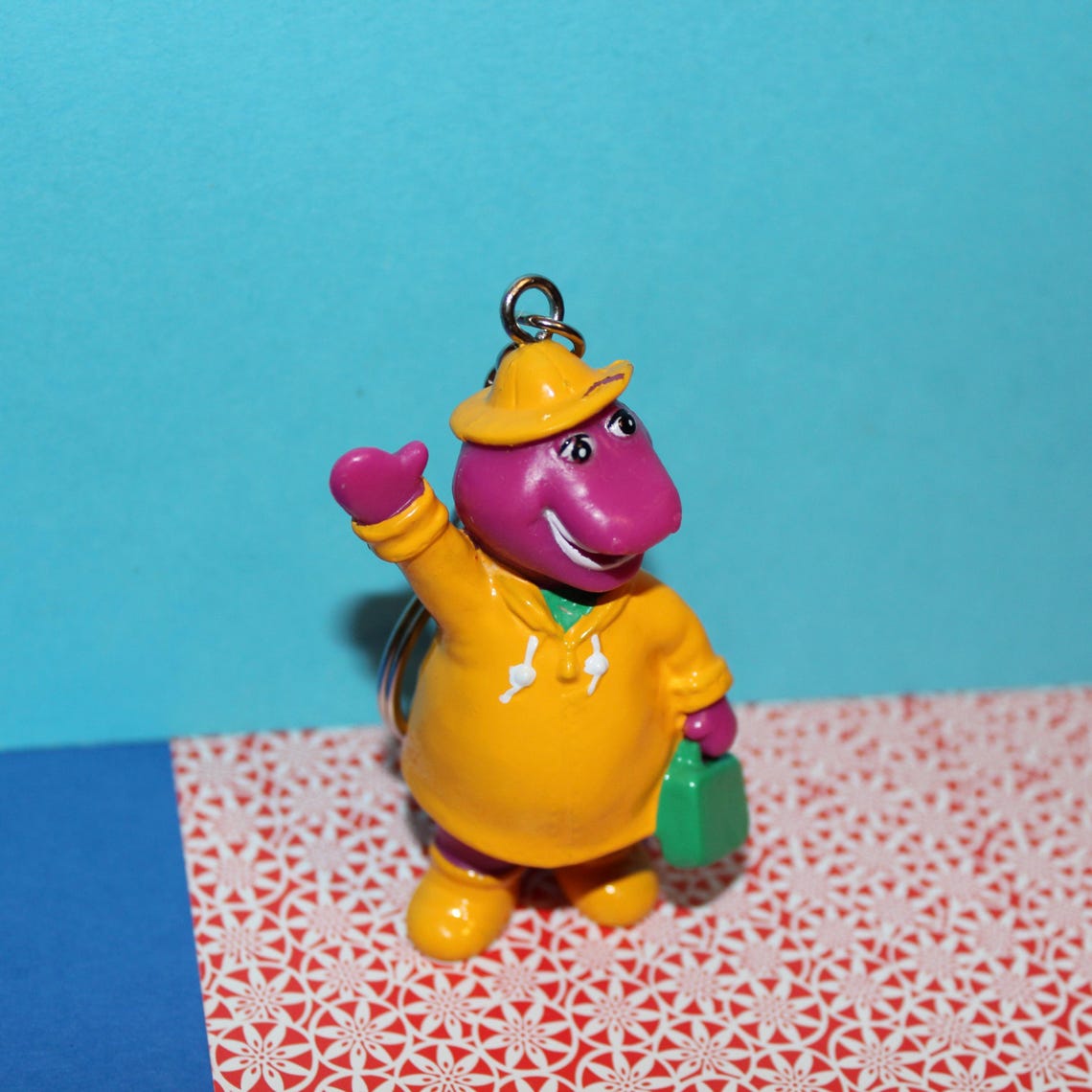 Vintage Barney PVC Figures Upcycled Keychains 1993 - Your Choice - Etsy