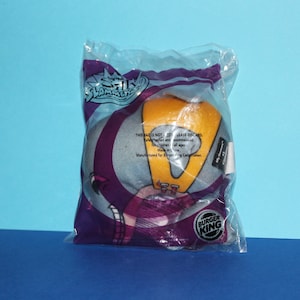 Vintage Silly Slammers Dolphin Burger King Kids Club Plush Toy 2000 - New in Package