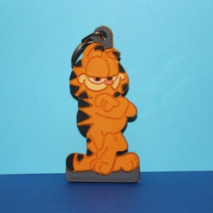 Vintage Garfield Rubber Keychain 1994
