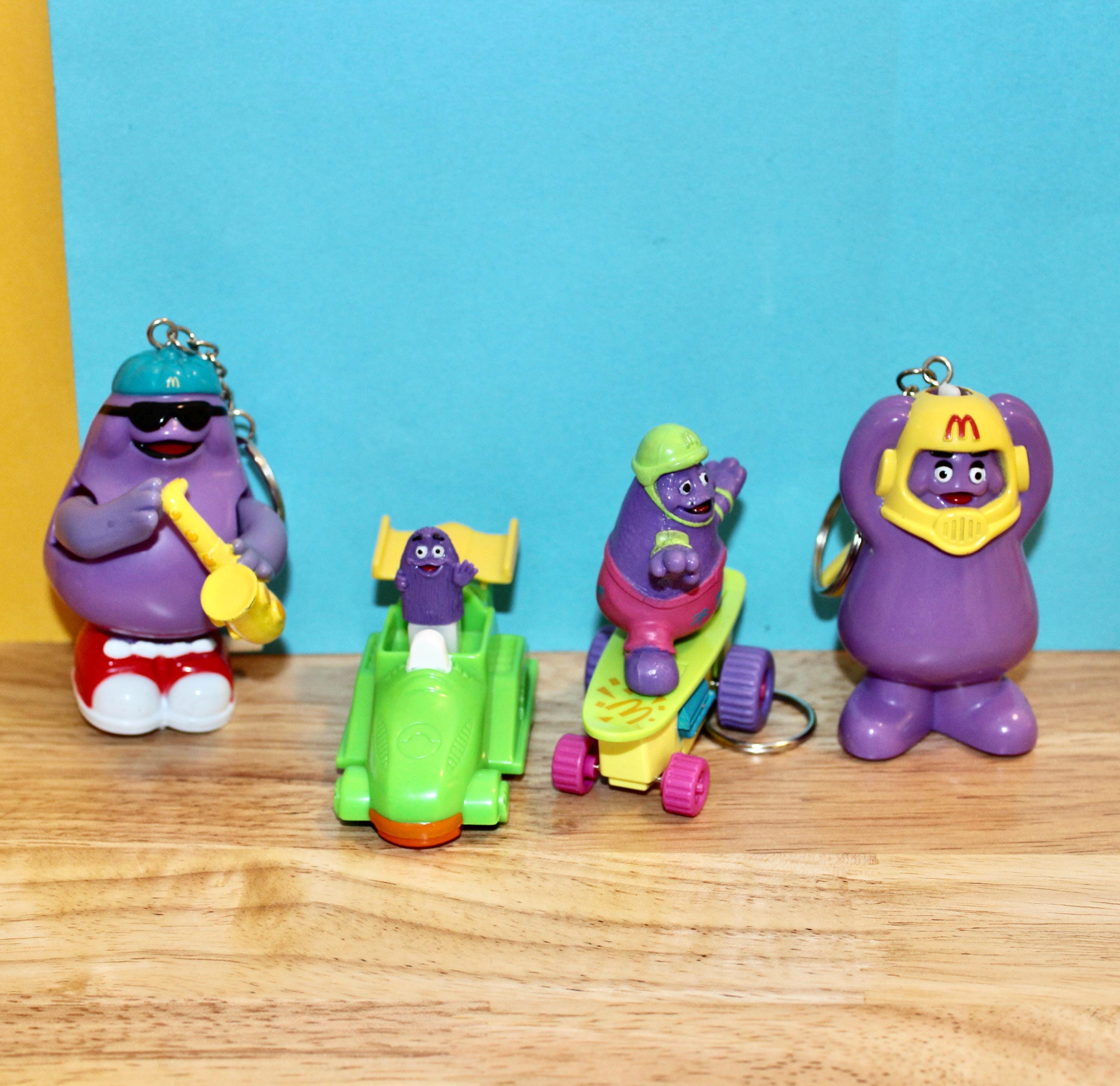 Your Choice - Vintage Mcdonald's Grimace Vehicles/toys Upcycled
