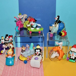 Vintage McDonald&#39;s Animaniacs Happy Meal Toys 1994 Upcycled Keychains - Your Choice