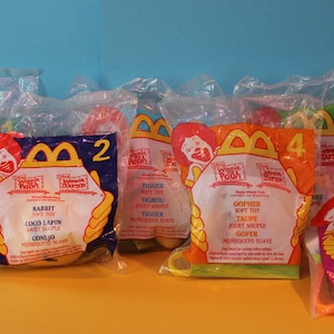 McDonald&#39;s Happy Meal Winnie the Pooh Clips/Keychains - In Packaging - Your Choice