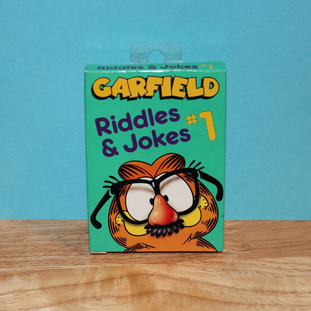 Vintage Garfield Riddles & Jokes #1 - Etsy