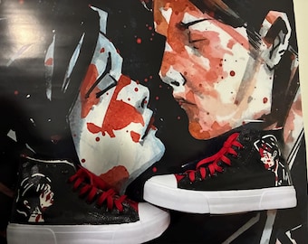Three Cheers For Sweet Revenge Hand Painted Hi Tops