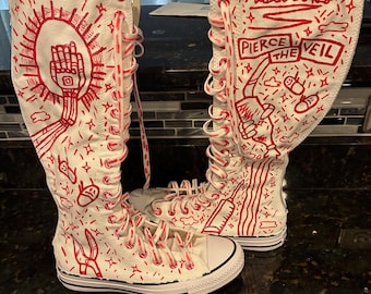Misadventures Knee High Converse