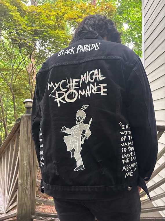 My Chemical Romance Hand Painted Jean Jacket