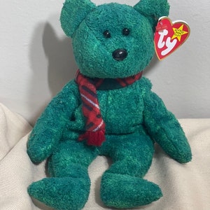 1999 Holiday Teddy Beanie Baby- Wallace