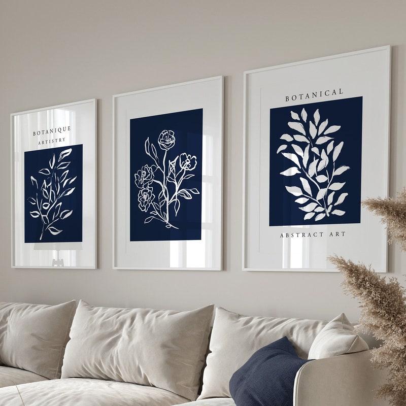 Navy Wall Decor - Etsy