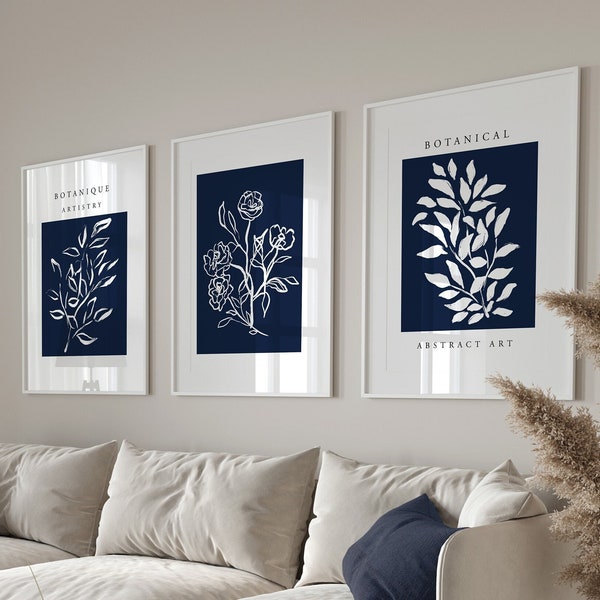 Navy Blue Wall Decor - Etsy