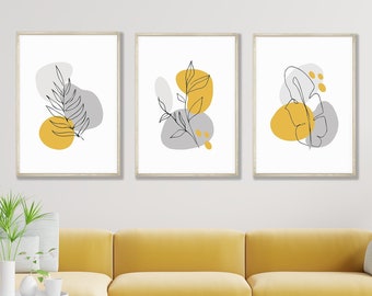 yellow aesthetic wall print digital download 70s retro aesthetic home decor mustard warm yellow Life is what you make it printable art