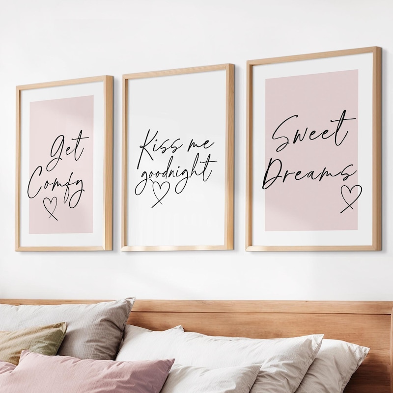 Pink Bedroom Decor - Etsy