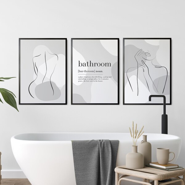 Bathroom Wall Art Etsy UK