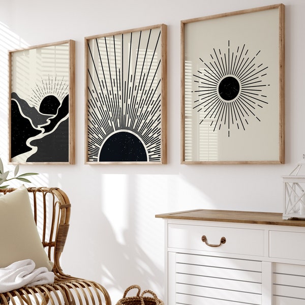 Boho Black Decor - Etsy