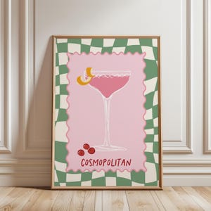 Cosmopolitan cocktail print