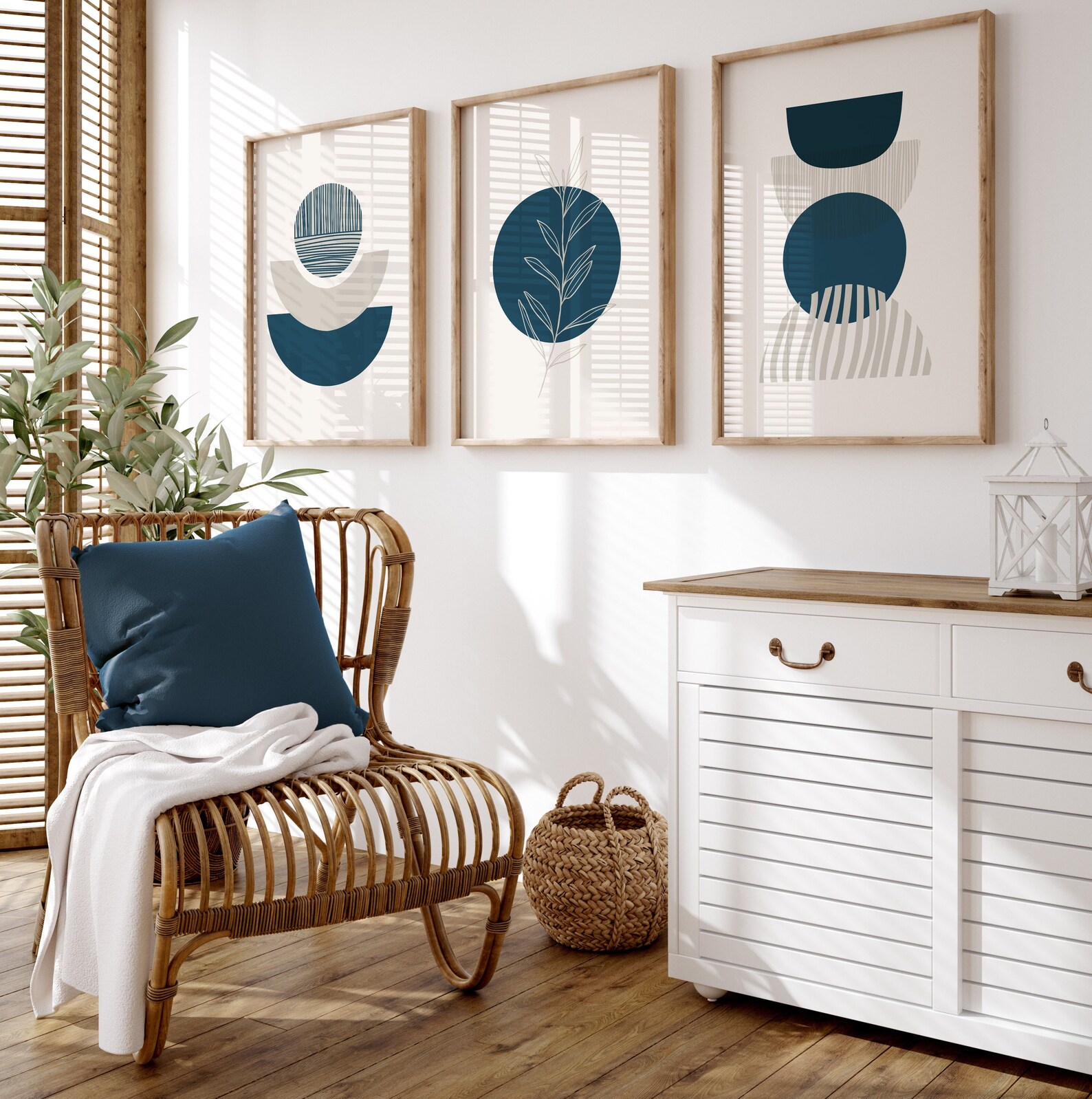 Boho Wall Art Teal Wall Art Teal Blue Wall Decor Blue Etsy