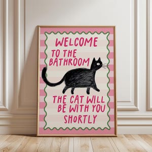 bathroom decor, wall art, print
