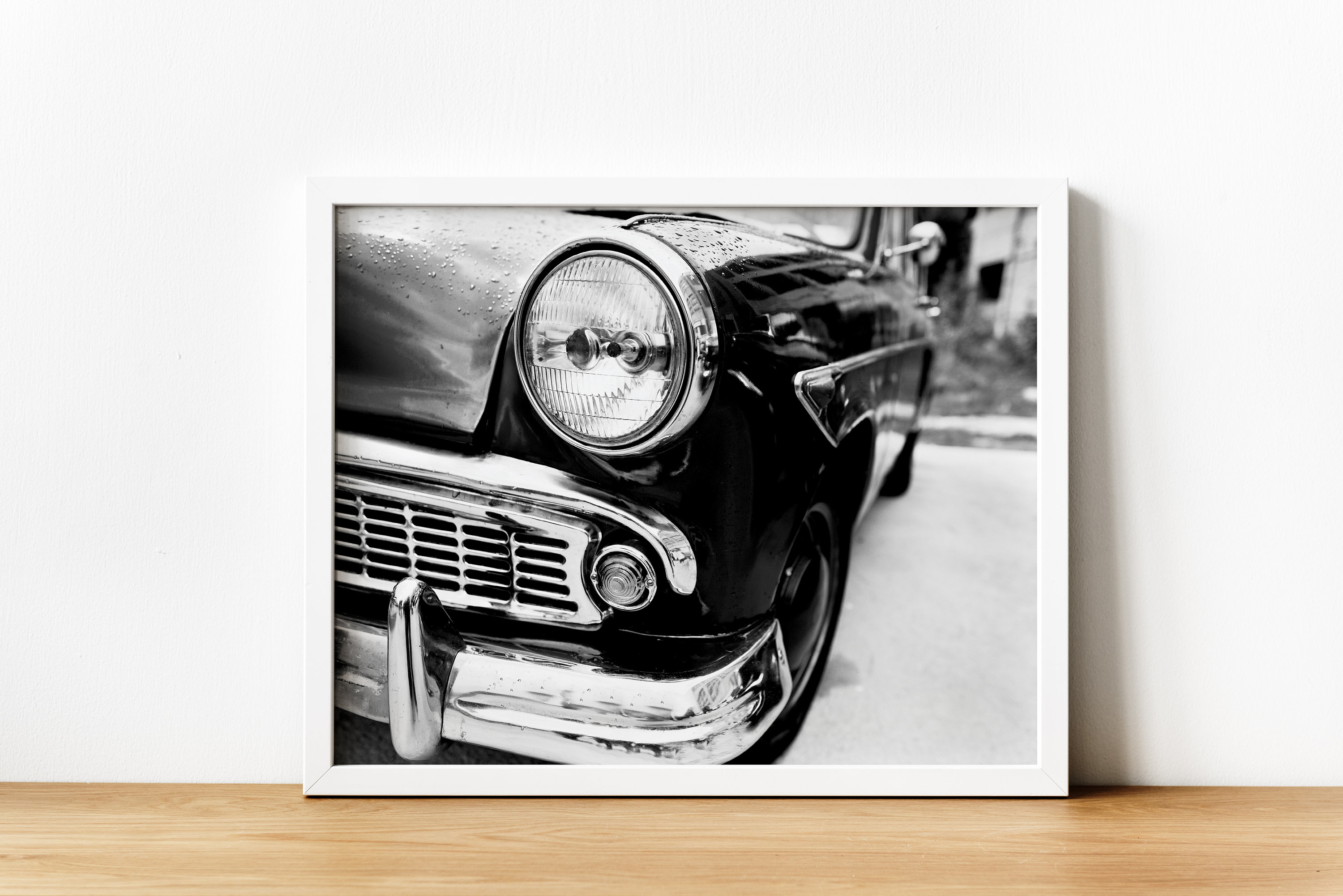 Black and White Wall Prints Vintage Car Wall Art Print Etsy