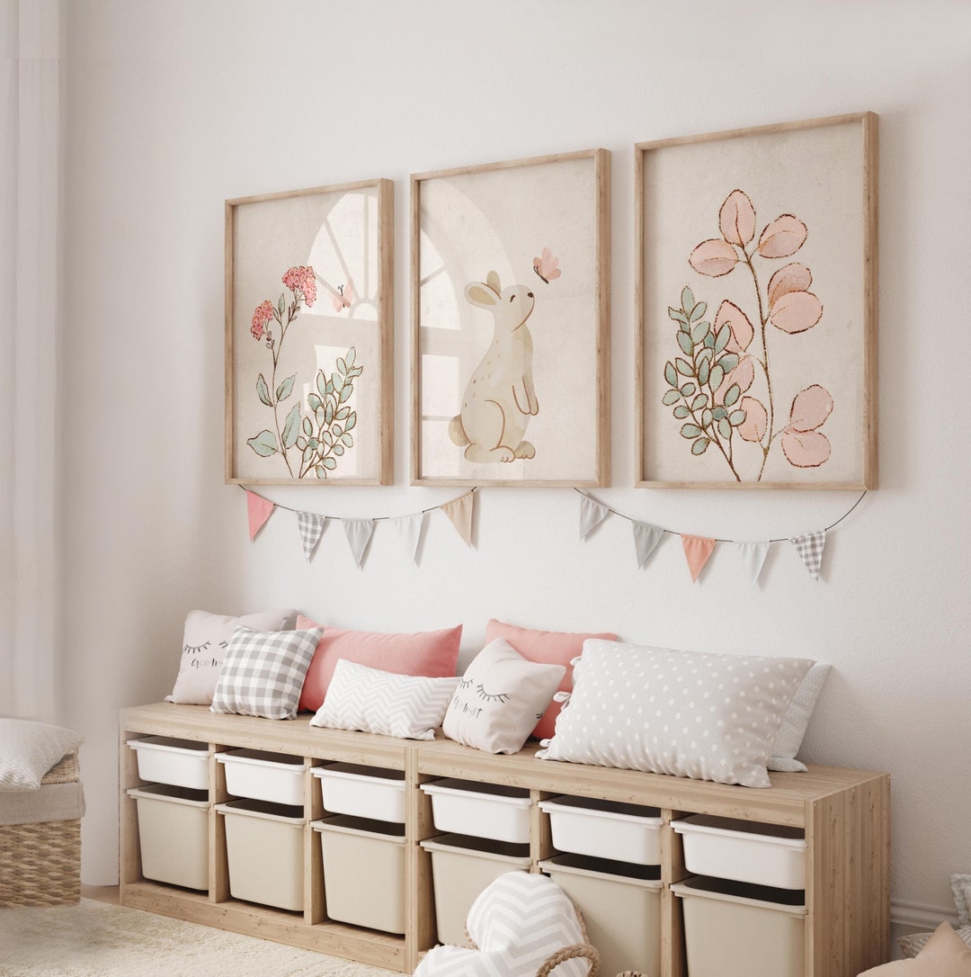 Girls Bedroom Prints, Nursery Prints, Neutral Nursery Decor, Nursery ...