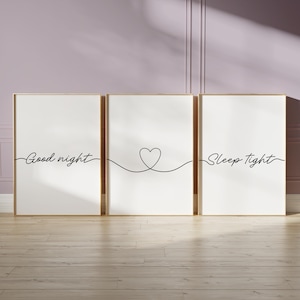 Minimalist bedroom wall decor