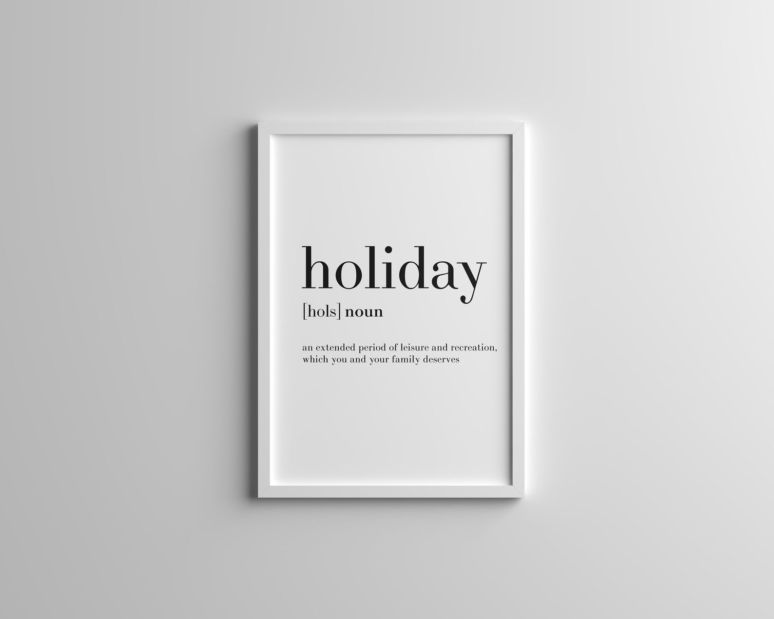holiday-definition-wall-print-holiday-noun-poster-definition-etsy