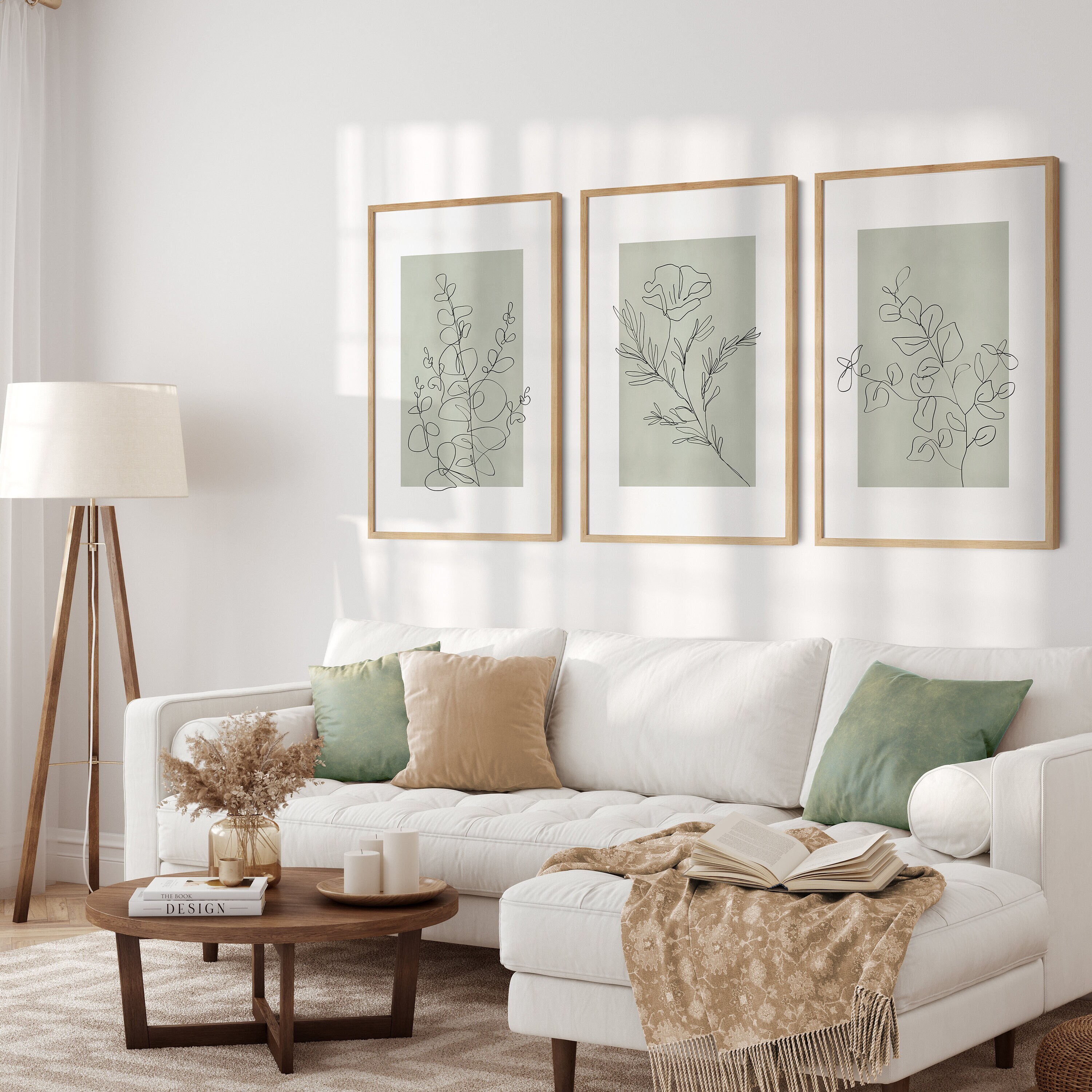 Sage Green Wall Prints Botanical Wall Prints Green Wall Art Etsy UK