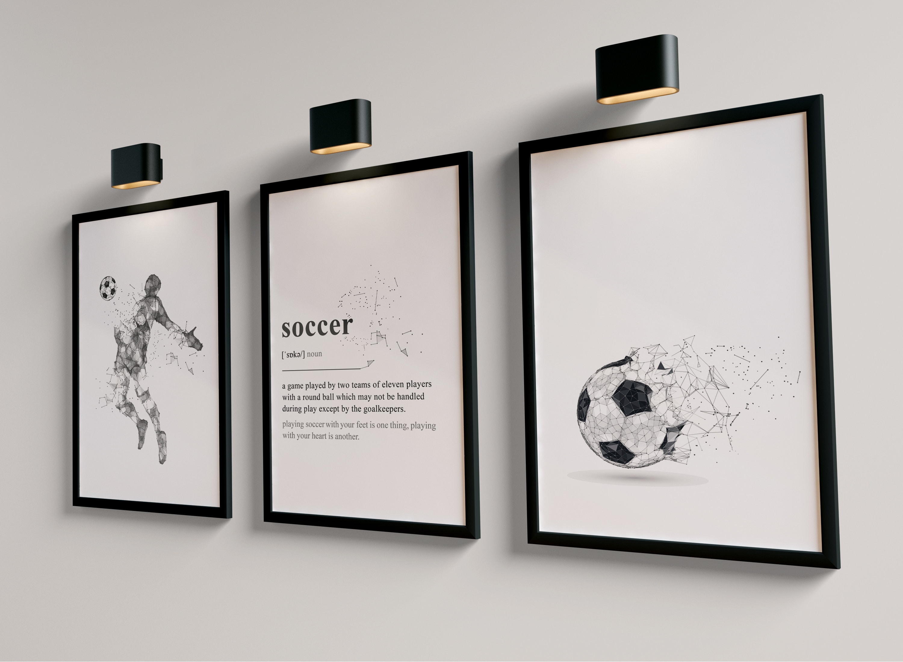 11x14 Printable Soccer Wall Art Soccer Wall Art - Etsy UK