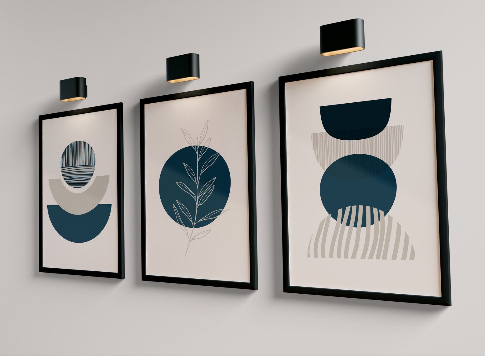 Boho Wall Art Teal Wall Art Teal Blue Wall Decor Blue Etsy