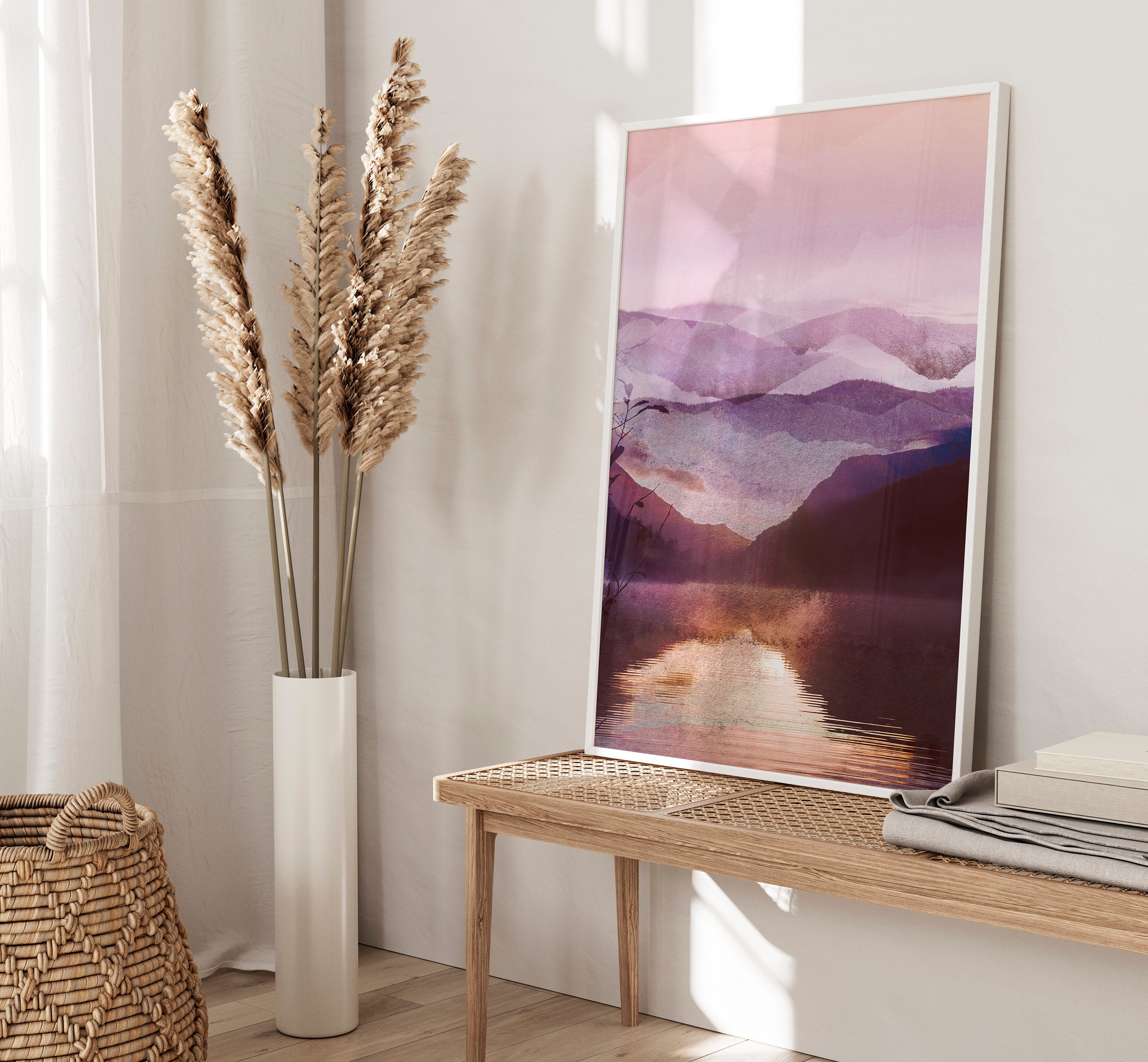 Watercolour Landscape Wall Art Prints Nordic Wall Decor Set - Etsy UK