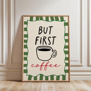 Olive green kitchen wall art