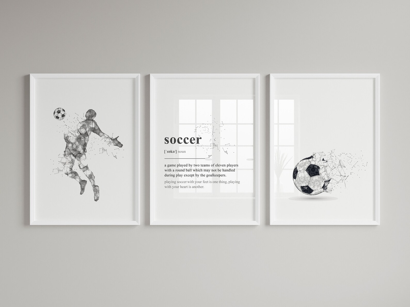 11x14 Printable Soccer Wall Art Soccer Wall Art - Etsy UK