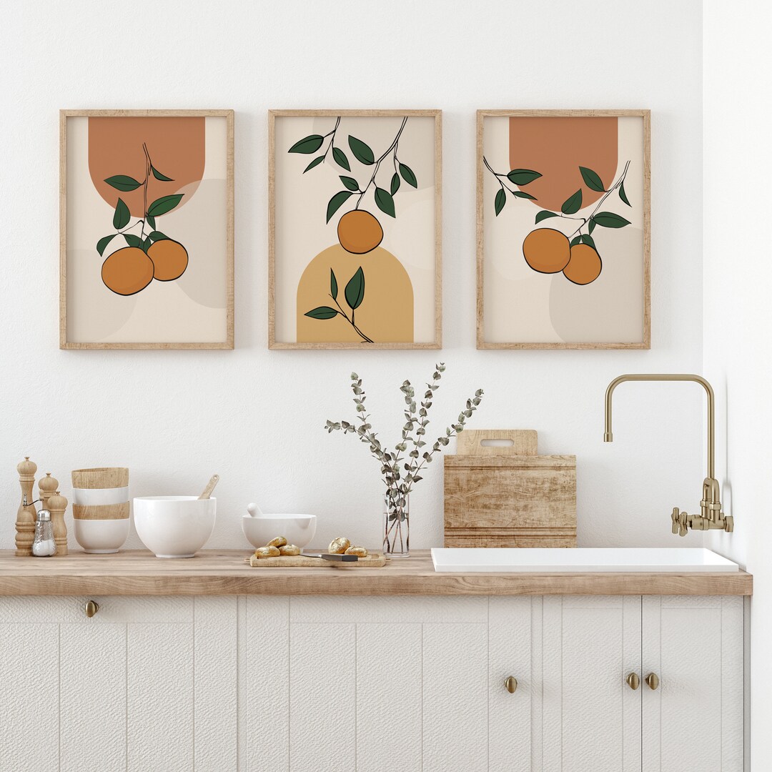 Kitchen Wall Prints, Boho Kitchen Prints, Dining Room Prints, Kitchen