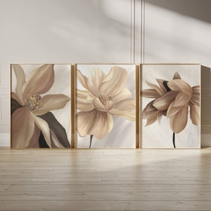neutral botanical posters