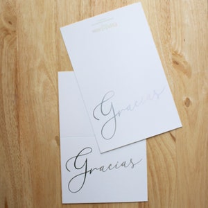Tarjeta de Gracias - Bedankkaarten in het Spaans