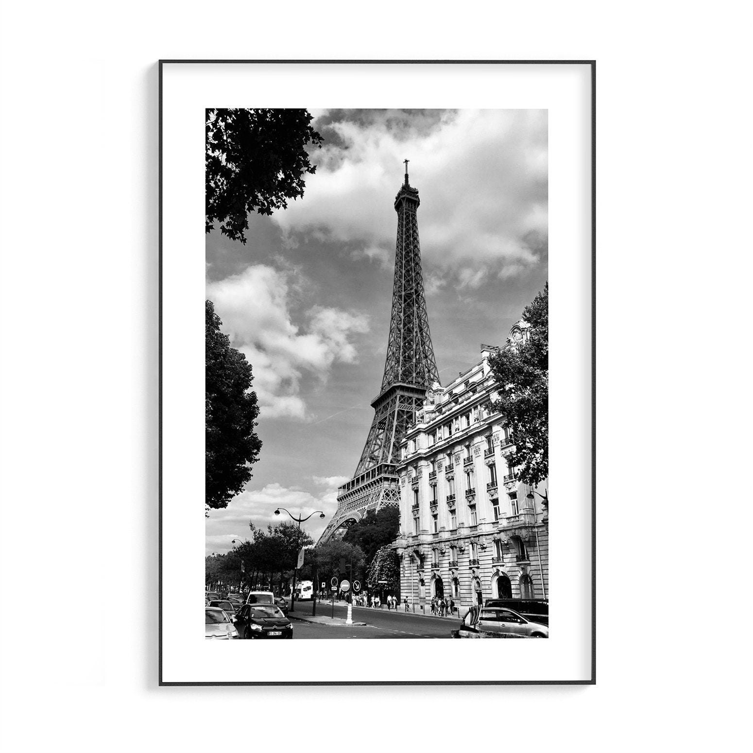 Eiffel Tower Poster Paris Architecture Print | Etsy