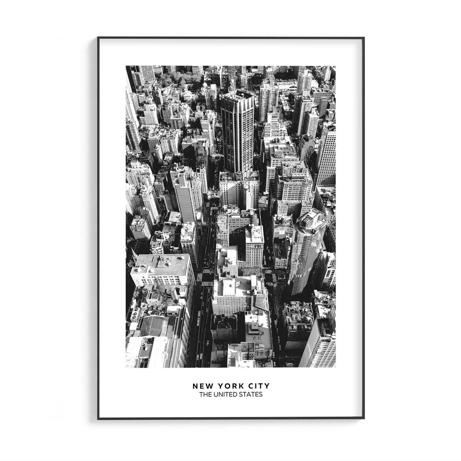 New York City Poster Architecture Print Scandinavian Etsy