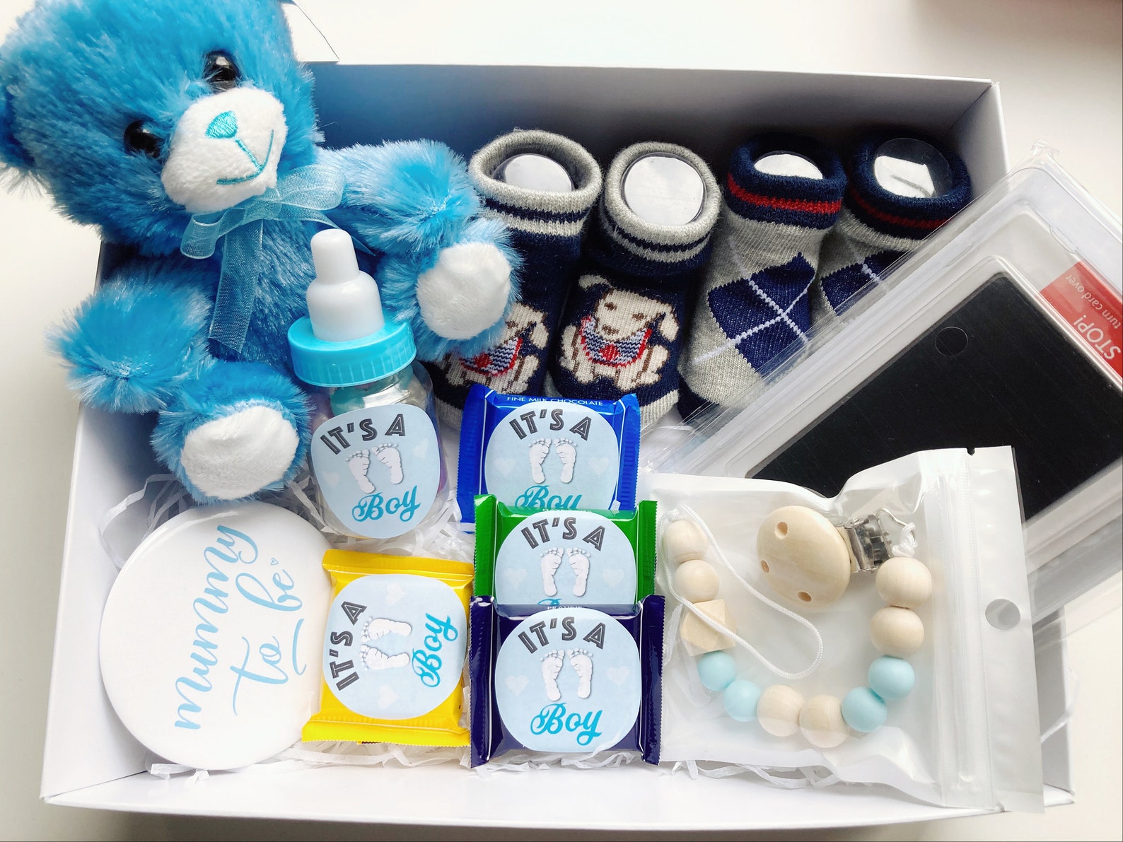 Personalised Baby shower gift box baby girl baby boy Etsy