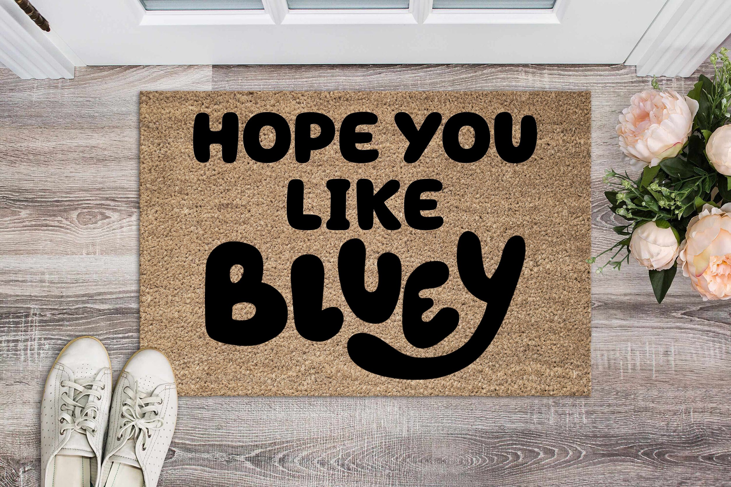 Bluey Doormat Hope You Like Bluey Door Mat Kids Doormat Etsy Australia
