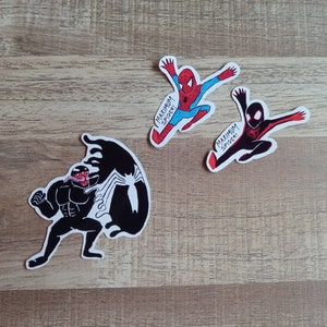 Maximum Spider Spiderman Vs Venom Sticker Set