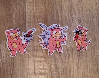 Conjunto de pegatinas "Slowpokes haciéndolo mal"