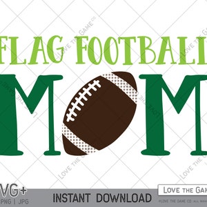 Flag Football Mom SVG