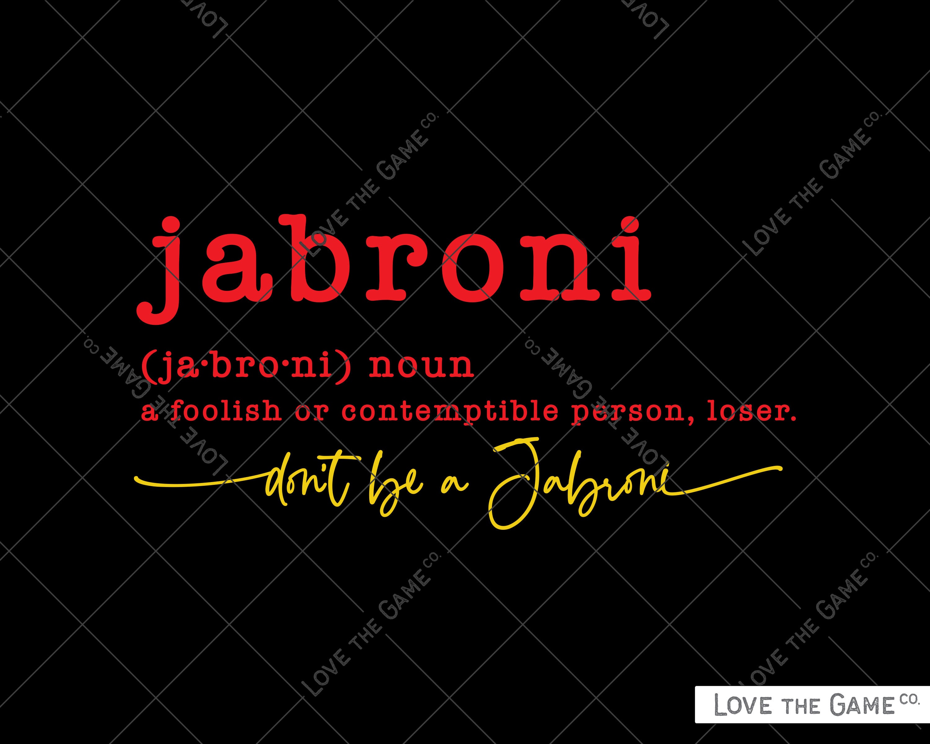 Funny Jabroni Definition Don't Be a Jabroni Kansas City Football Shirt Design SVG Etsy